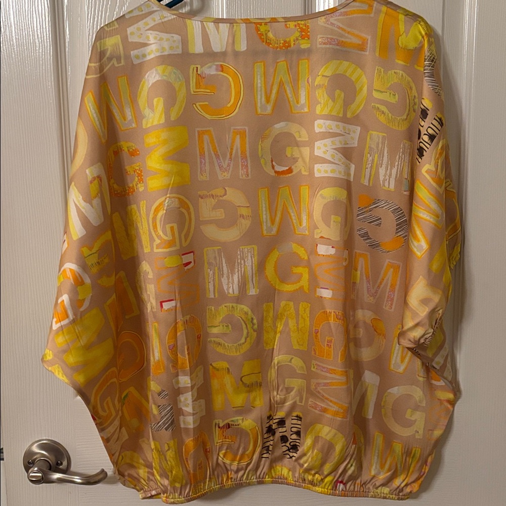 Mucho Gusto Colorful Women's Top size L - Picture 5 of 5